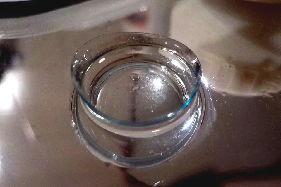 A pair of soft contact lenses